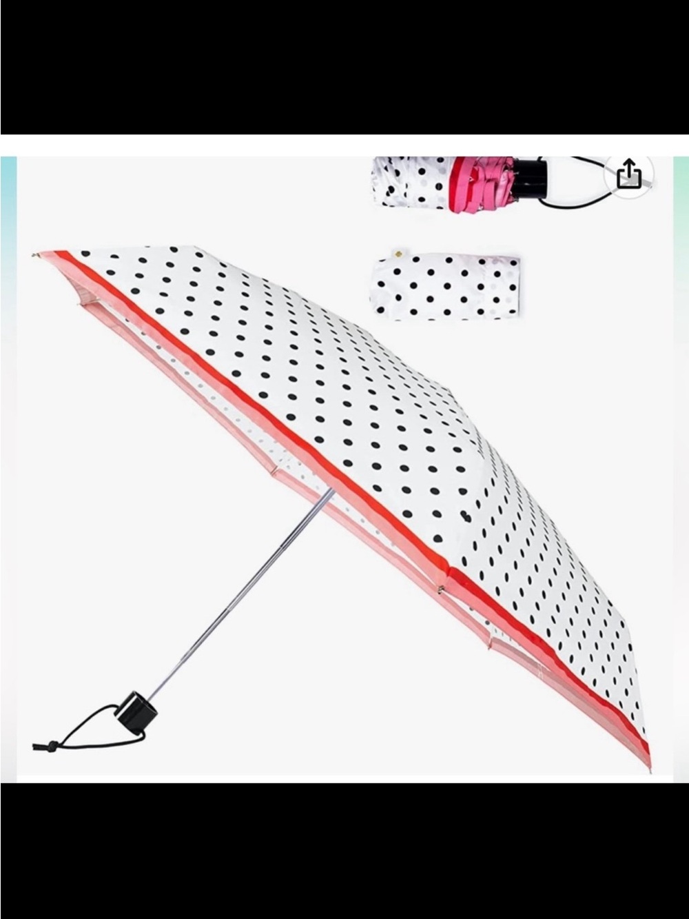 Kate Spade Cabana Mini Dot Umbrella
